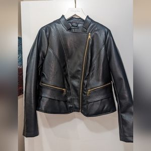 Faux Leather Jacket